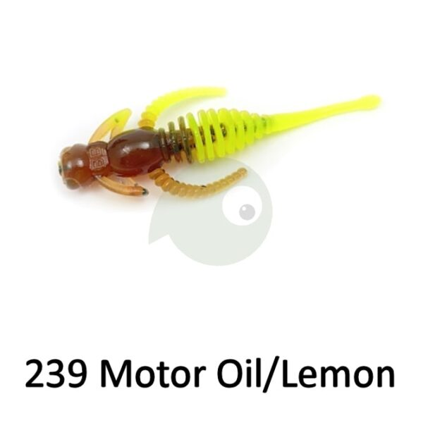 Boroda Baits Caligula Jr. Motor Oil/Lemon