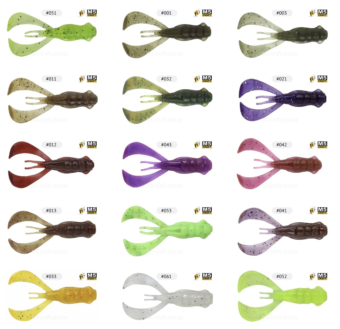 M5 Craft Turbo Cryfish 2" 012 gumicsali - Image 2